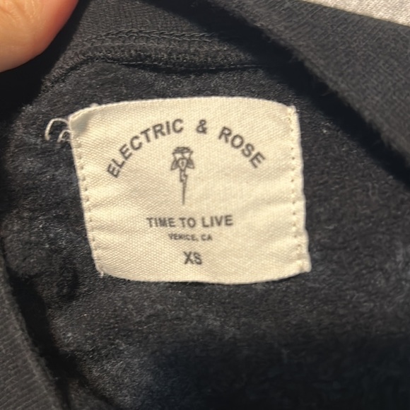 Electric & Rose Pullover Black Tie Dye XS - Picture 5 of 6